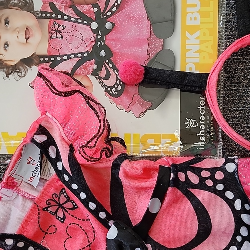 Pink Butterfly Baby Costume